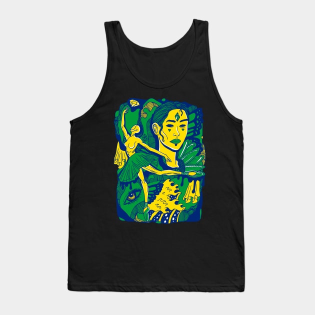 Brasil Ballerina Tank Top by kenallouis